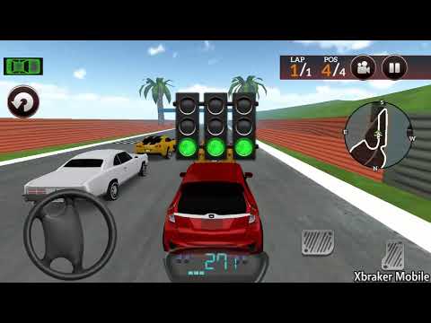 Drive for Speed Simulator: Red Feet Car Unlocked Race Mode Missions 7 to 10 Completed - Android Game