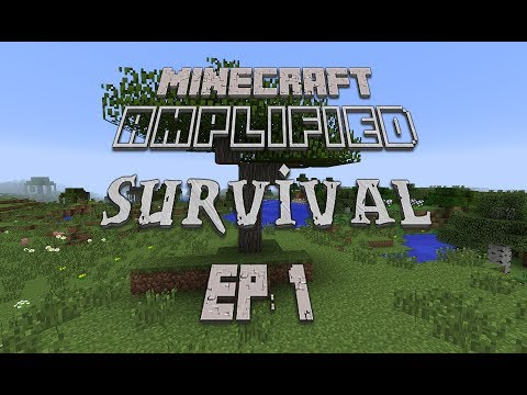 |-Minecraft-| Amplified Survival - Ep: 1