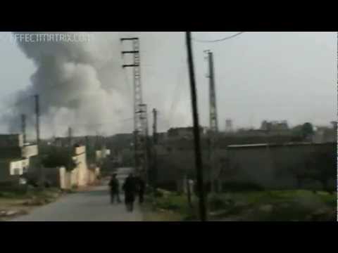 التصدي للطيران الحربي من قبل كتيبة البراء المقاتلة في كفر زيتا في ريف حماة