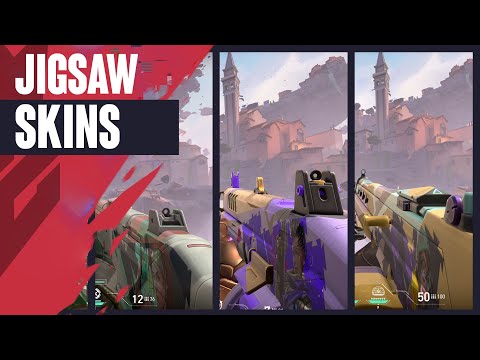 Jigsaw Skins Showcase - Valorant Battlepass Skins