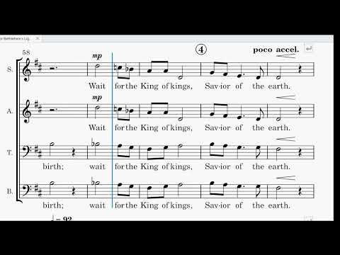 Waiting for Bethlehem's Light SATB