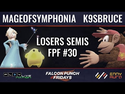 CvG | MageOfSymphonia (Rosalina) vs MF | LH K9SBruce (Diddy Kong) - Losers Semis (FPF30)