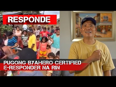 Pugong Byahero, Certified E-Responder na rin RESPONDE