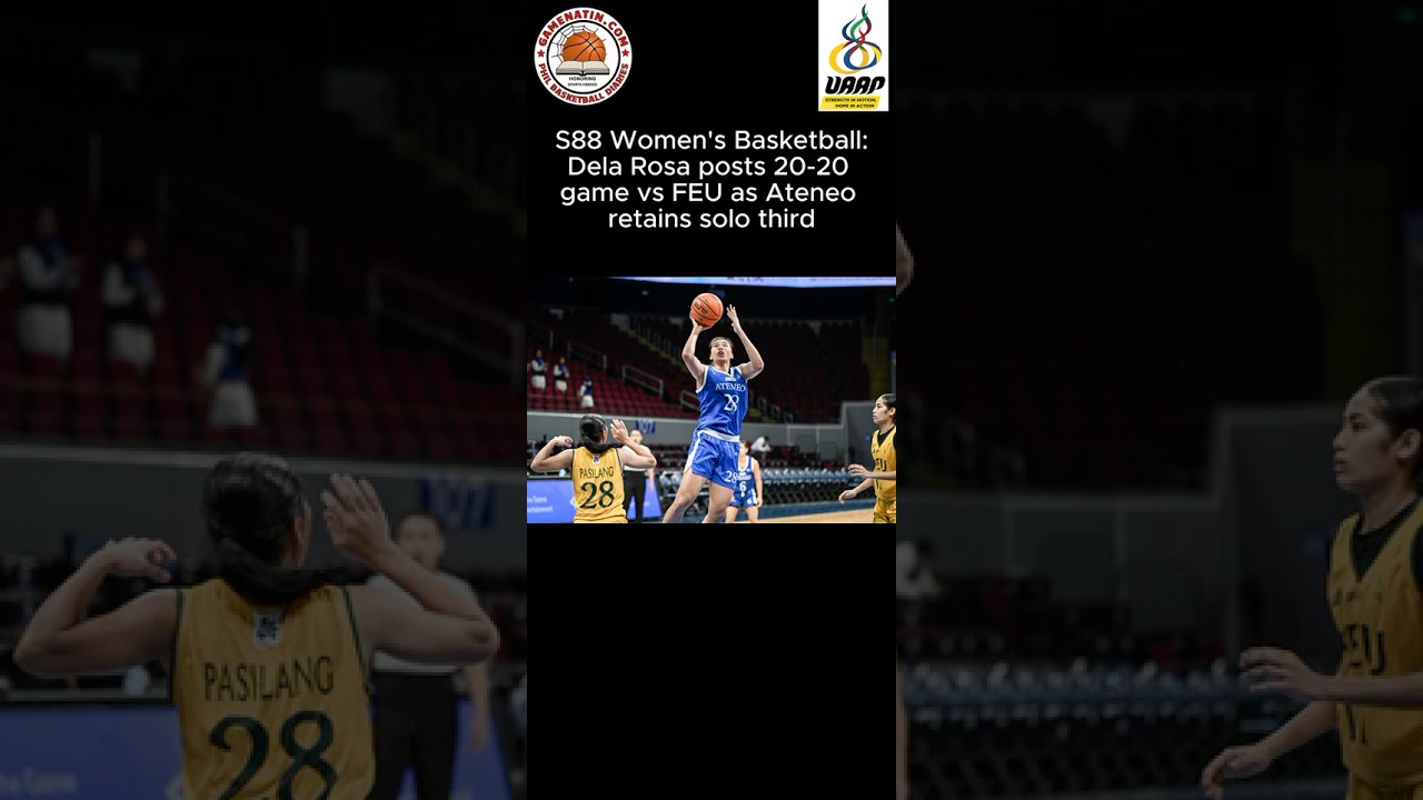 UAAP Women's Basketball: Kacey dela Rosa dominates in Ateneo's win over FEU