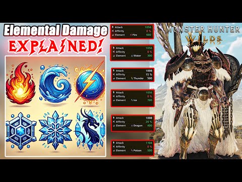 Monster Hunter Wilds: Elemental Damage Explained! Best Weapons & Weaknesses