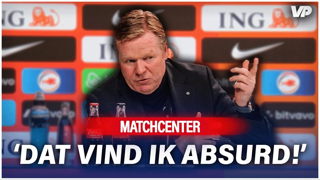Thumbnail for article: Koeman deelt rechtse directe uit op persconferentie: 'Dat vind ik absurd!'