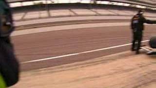 Danica Patrick runs into crewman