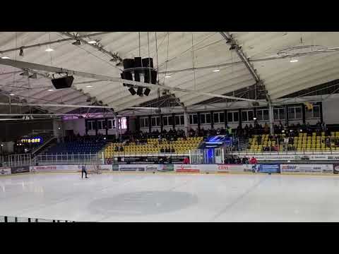 Chemnitz Crashers vs. Tornado Niesky 14.01.2023 Auftritt von Letizia Roscher & Luis Schuster