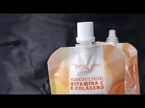 CREME HIDRATANTE FACIAL POUCH VITAMINA C E COLÁGENO 50G MAX LOVE