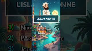 Quiz islamique N°1