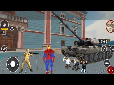Spider Miami Gangster Hero Army Base Simulator #1 Android Gameplay