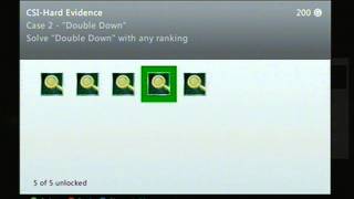 CSI Hard Evidence achievements