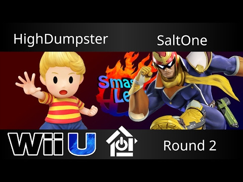 Smash Legends 2/17/17 - HighDumpster (Lucas) vs SaltOne (Captain Falcon) - Smash 4 Round 2