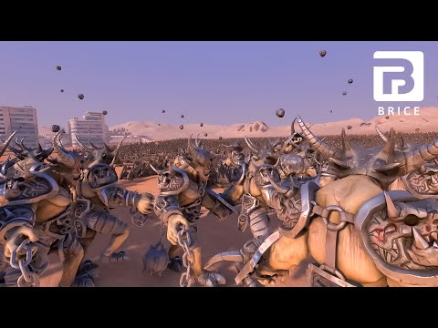 15.000 Catapults vs 10.000 Giant Ogres- Ultimate Epic Battle Simulator 2- UEBS 2