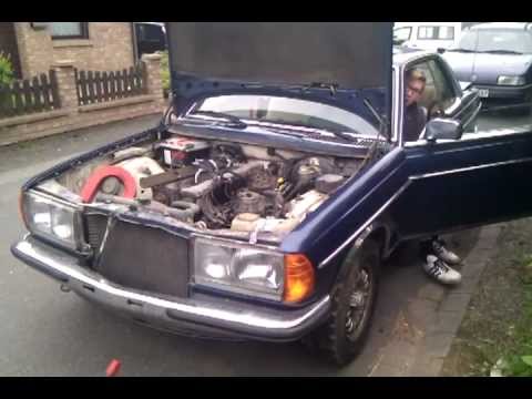 Mercedes 280CE W123 - Erster Start nach 15 Jahren