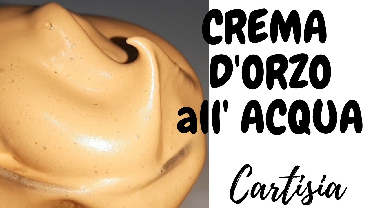 CREMA D'ORZO ALL' ACQUA  SOLO 3 INGREDIENTI