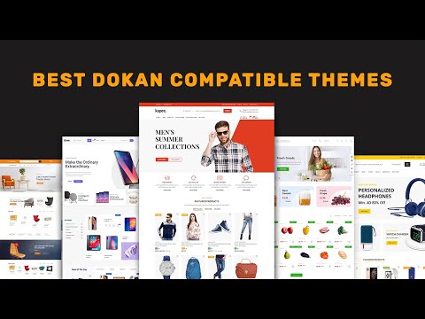 Best Dokan  Compatible Multi Vendor Marketplaces WooCommerce  Themes for WordPress