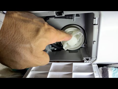 Samsung Washing Machine Drain Filter Trap  Leaking Quick Fix