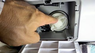 Samsung Washing Machine Drain Filter Trap  Leaking Quick Fix