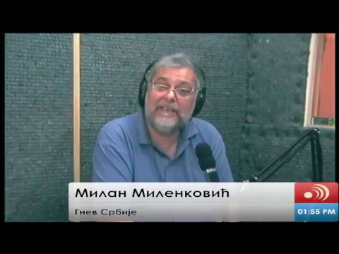 Gnev Srbije 02.08.2017. - MILAN MILENKOVIĆ (uživo) (video)