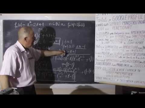 3/3 Lectia 236 - Cum reusim la Bacalaureat ? Polinoame cu Ciprian clasa 12  Matematica Proful Online