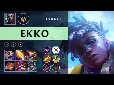 Ekko Jungle vs Hecarim - KR Master Patch 25.24