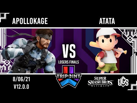 Tripoint Smash 108 - Losers Finals - ApolloKage(Snake) Vs. ATATA(Ness)