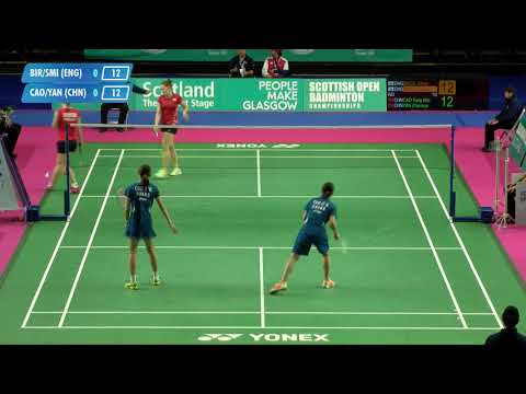 Women’s doubles | Birch/Smith (ENG) v Tong Wei/Chenxue (CHN) | Scottish Open 2018 - Day 2