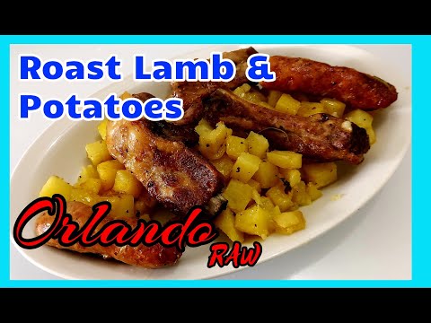 HOW TO MAKE ROAST LAMB LEG AND POTATOES ITALIAN STYLE ABBACCHIO E PATATE