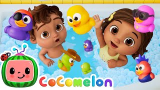 Rubber Duckie Bath Time Song🫧 | CoComelon Nursery Rhymes & Kids Songs