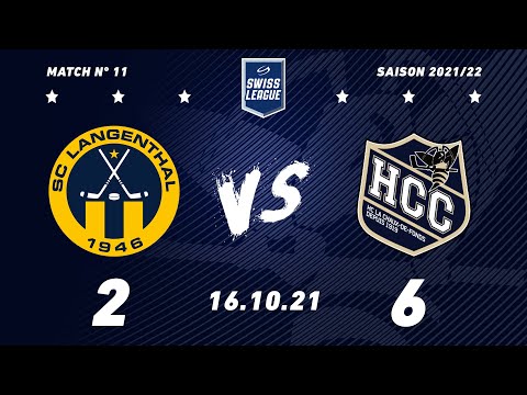 16.10.2021 SC Langenthal - HC La Chaux-de-Fonds  (2-6)