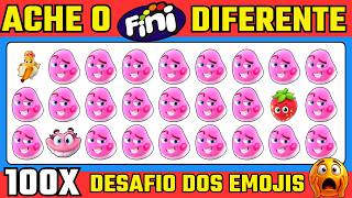 🧠💥😜TESTE SUPREMO DE EMOJIS 100 Desafios Que Vão Bugar Sua mente ACHE O EMOJI DIFERENTE