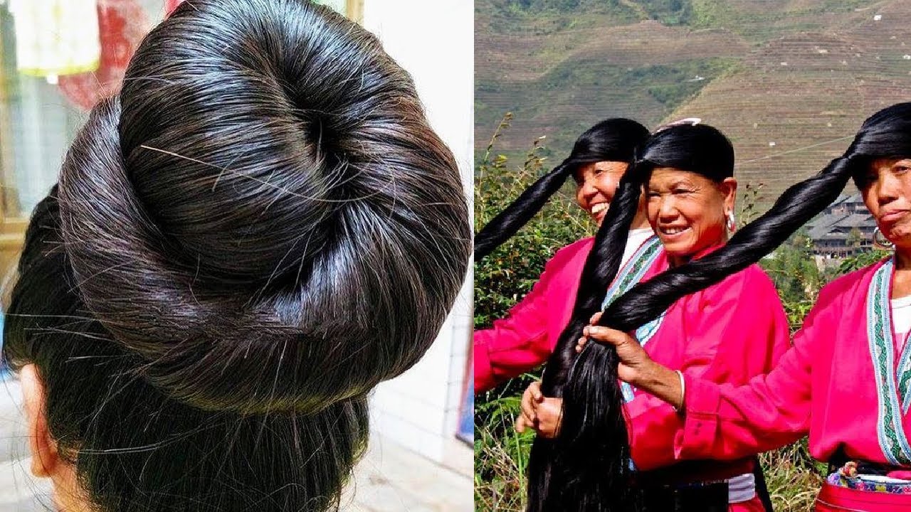 Como Fazer o Cabelo Crescer Rápido em Uma Semana RECEITA DE MULHERES YAO  100% CRESCIMENTO DE CABELO