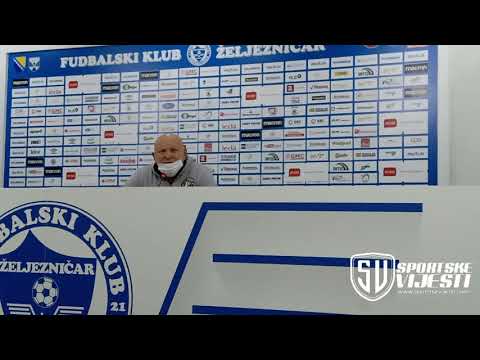Premijer liga BiH 2020/21, Željezničar Sarajevo - Radnik Bijeljina 3-1, konferencija za štampu1