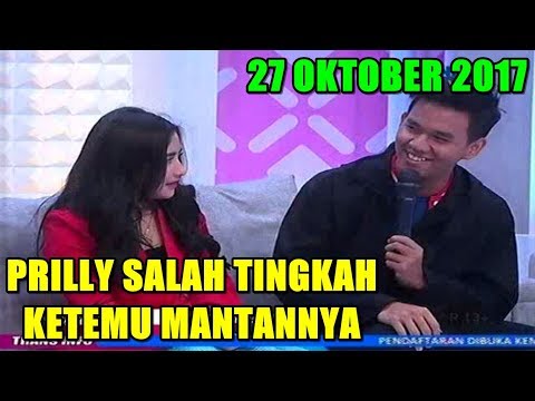 PRILLY SALAH TINGKAH KETEMU MANTANNYA - PAGI PAGI PASTI HAPPY 27 OKTOBER 2017