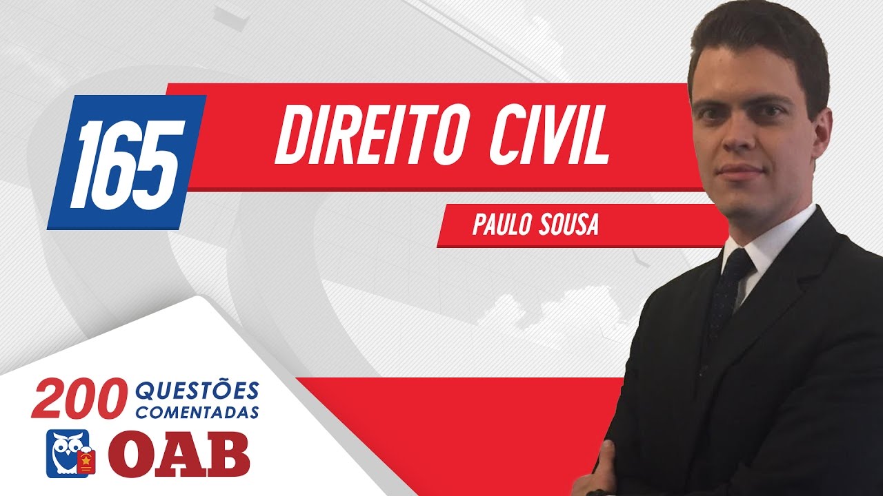 OAB - 200 Questões Comentadas | 165. Direito Civil - Solidariedade Passiva
