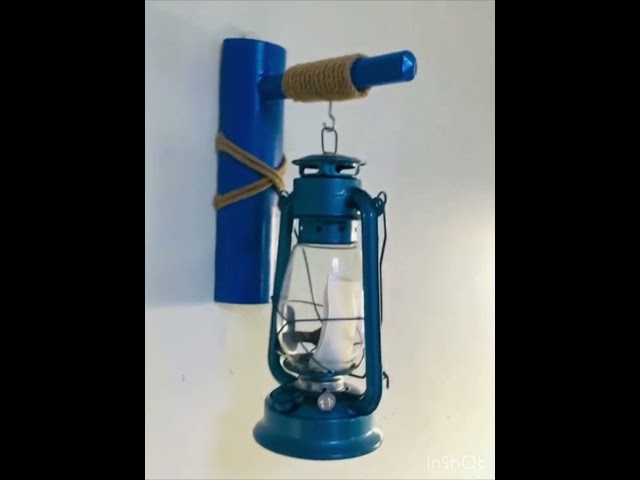 فانوس بني مع قاعده جدارية ديكور نجدالقديم