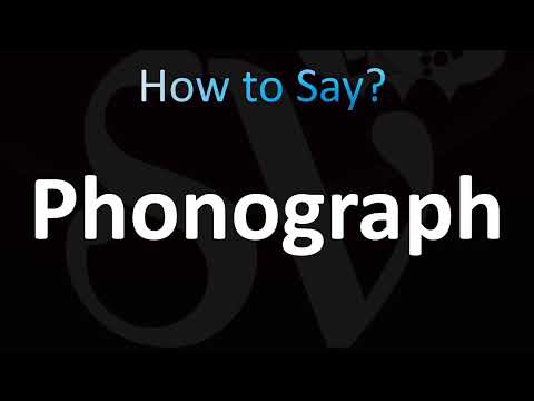 How to Pronounce Phonograph (CORRECTLY!)