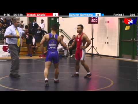 Sunkist Greco 60kg Third - Takashi Sasaki vs. Kazuma Kuramoto