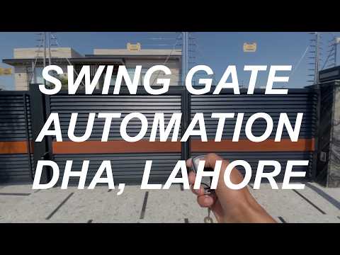 Sliding gate automation project in Lahore