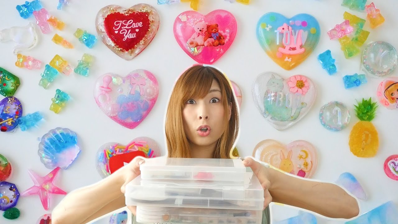 [UV resin] Cute and Can be used! I Introducing a lot of molds ♡ DIY [KOJOCHO]