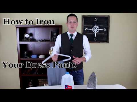 How to Iron Dress Pants