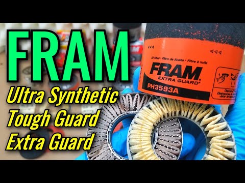FRAM Oil Filters Cut Open 2019!  Extra Guard, Tough Guard, Ultra Synthetic