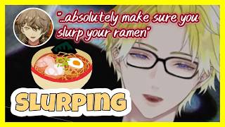 Alban and Sonny Talked about Slurping While Eating Ramen [Nijisanji EN]
