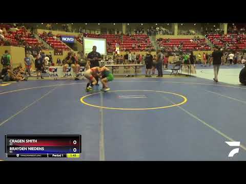 Exhibition 93 Lbs Round 2 - Cragen Smith, KS Vs Brayden Niedens, KS 7dfe