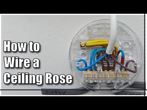 How to Wire a Ceiling Rose  | Ceiling Rose Explained