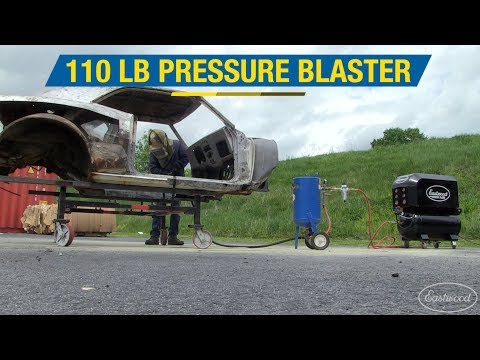 The Best Way to Remove Paint & Rust! 110 LB Pressure Abrasive Blaster - Eastwood