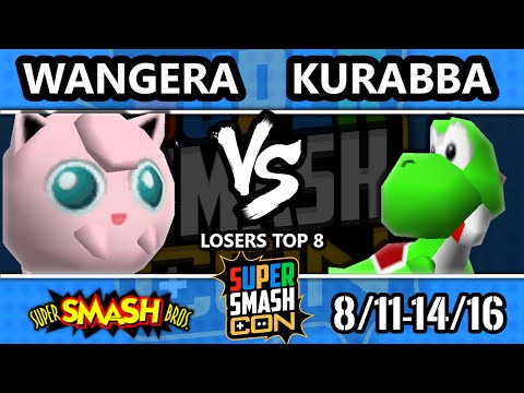 SSC 2016 Smash 64 - Wangera (Jigglypuff) Vs. Kurabba (Yoshi) - SSB64 Losers Top 8