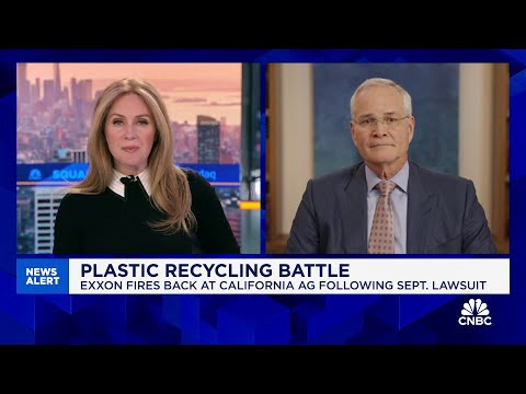 Exxon Mobil CEO Darren Woods on California AG lawsuit: We've got to push back against falsehoods thumbnail