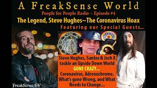 The corona virus, truth, an evening with Comedian Steve hughes, Charlie freak, Santos bonacci, joshX